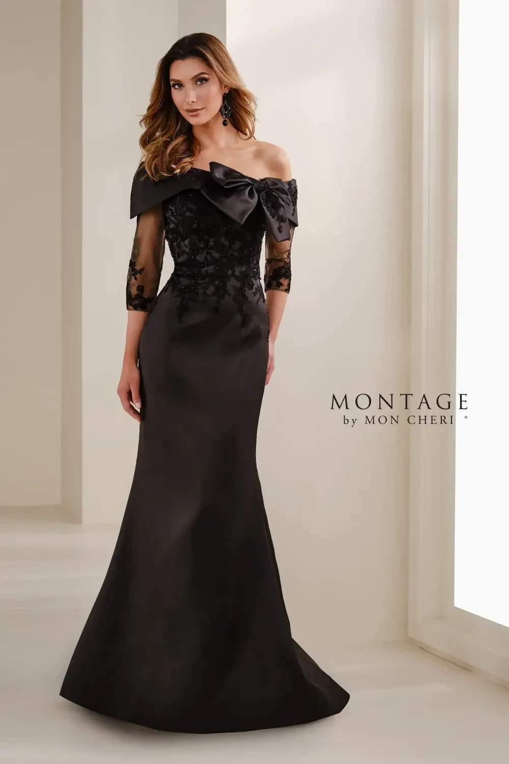 Photo of the model wearing a Mothers Collection gown #1