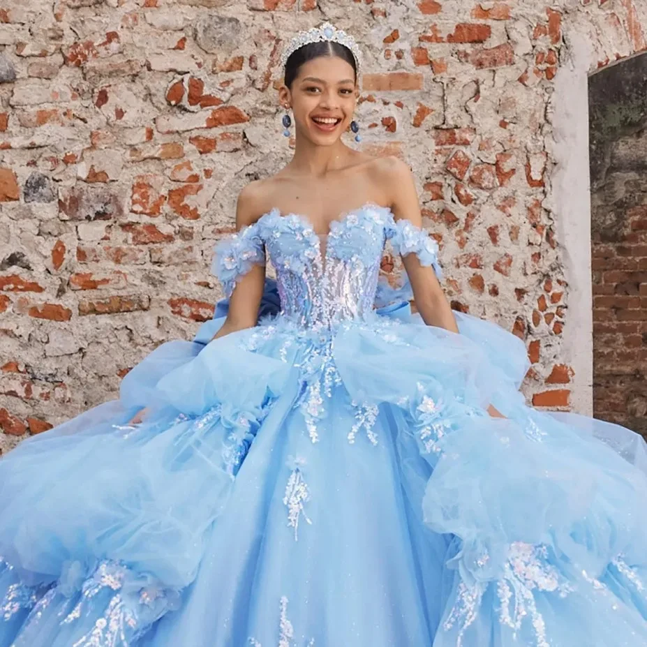 Model wearing a Morilee gown
