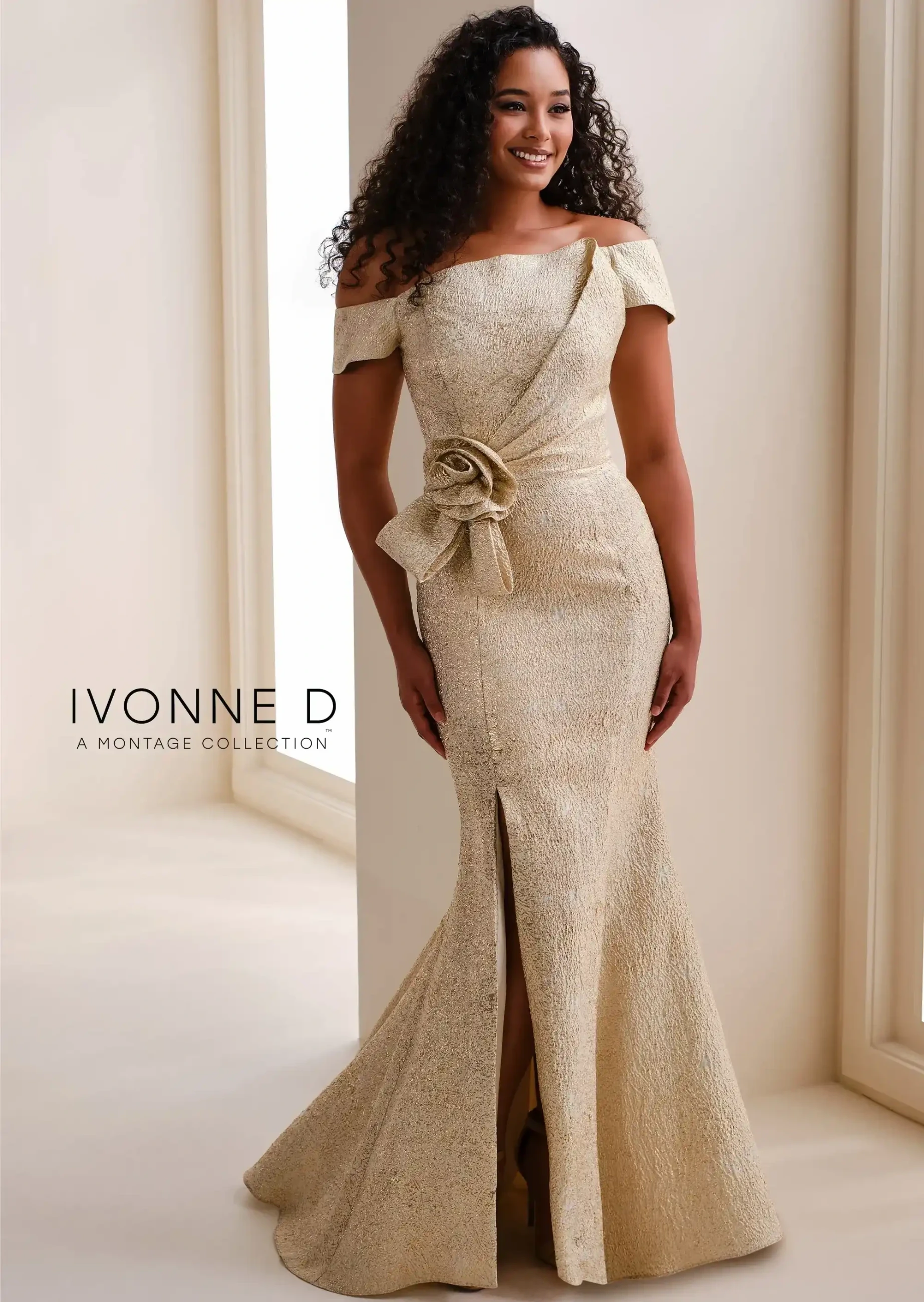 Photo of the model wearing a Mothers Collection gown #1