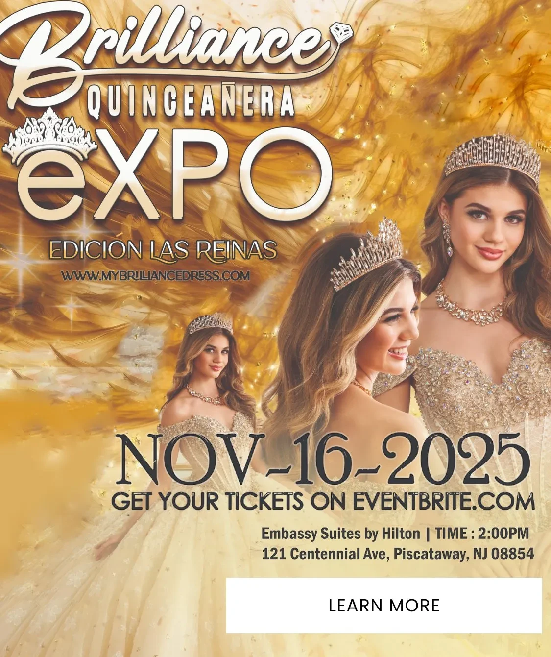 Brilliance Quinceanera Expo Mobile banner